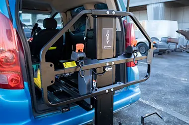 Plateforme élévatrice Joey Lift barrière sécurité