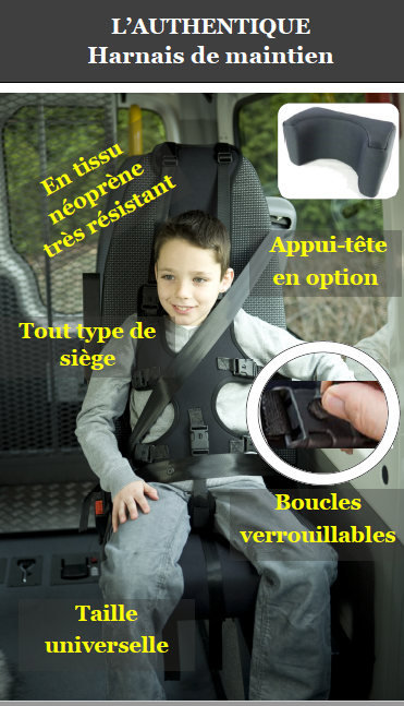 harnais pour rehausseur auto