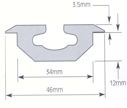 Rails for wheelchair accessible vehicles