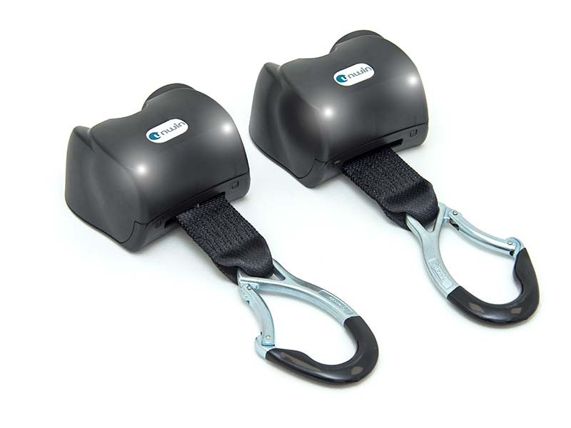 Electric retractors for front wheelchair tie-down