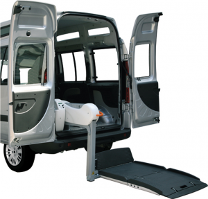 Vehicle wheelchair lift