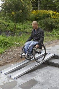 Portable wheelchair ramps