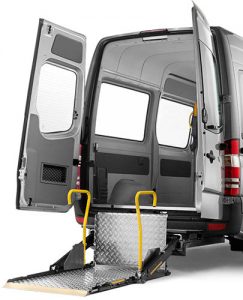 Vehicle wheelchair lift