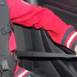 Car harness challenging behaviour headrest